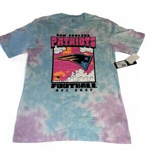 New New England Patriots NFL Football Tie-Dye Graphic T-Shirt Woman’s XL Pats